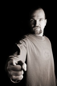 finger pointing by Marck Probst